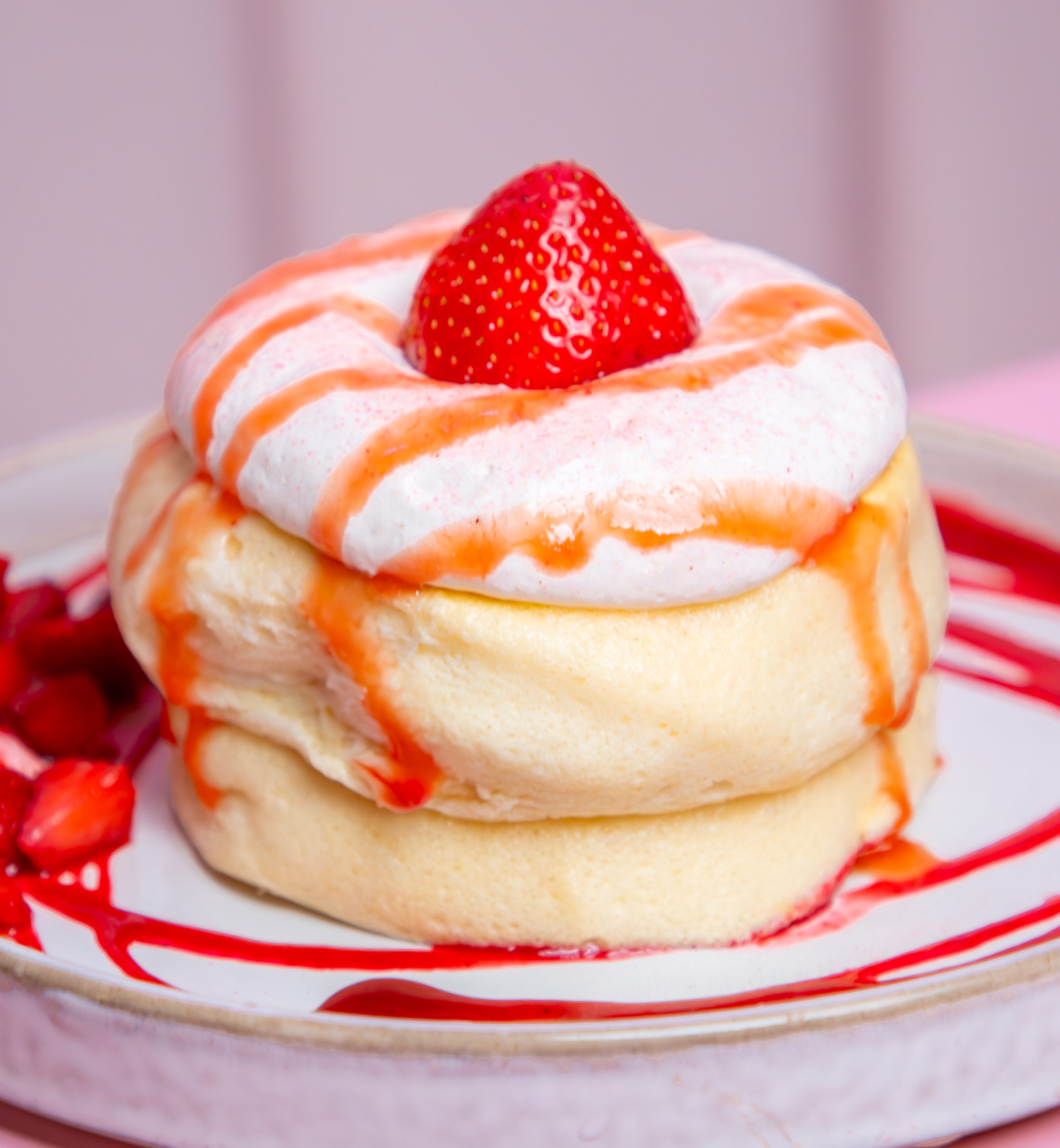 fluffy pancakes fraise yuzu